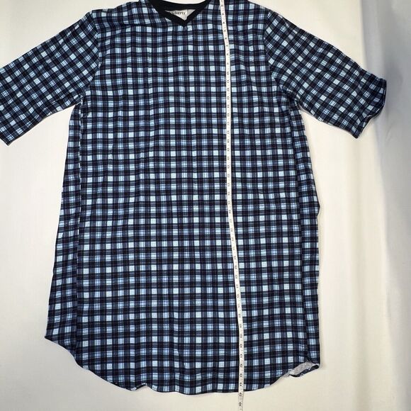 Silverts Adaptive Nightgown Womens Size Large Open Back Hospital Dress Snap Blue - Picture 10 of 10